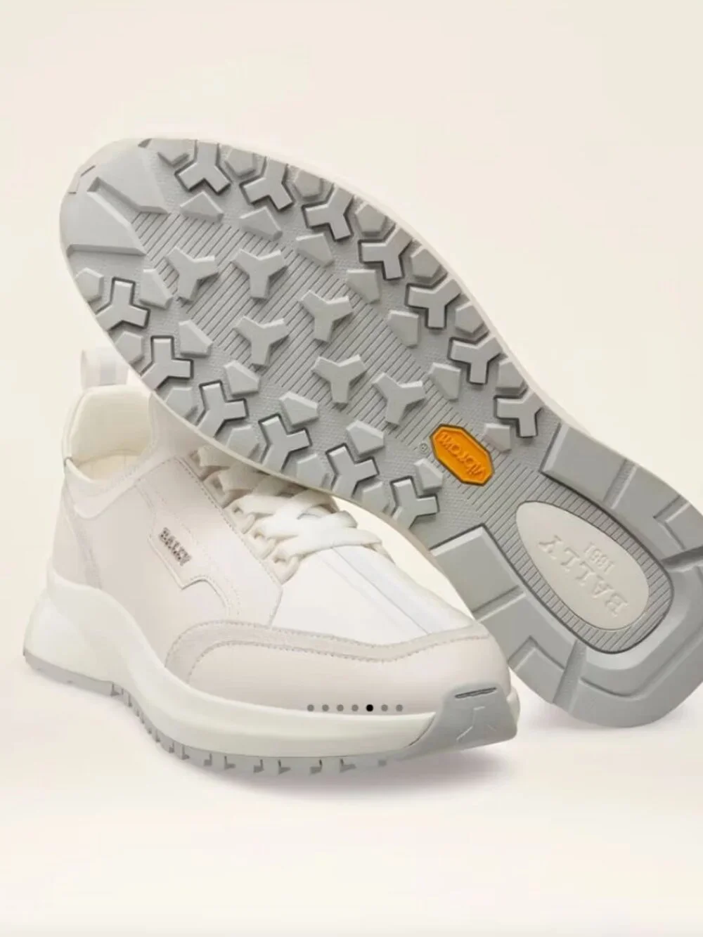 BALLY Deven Leather Sneakers MSRP $630